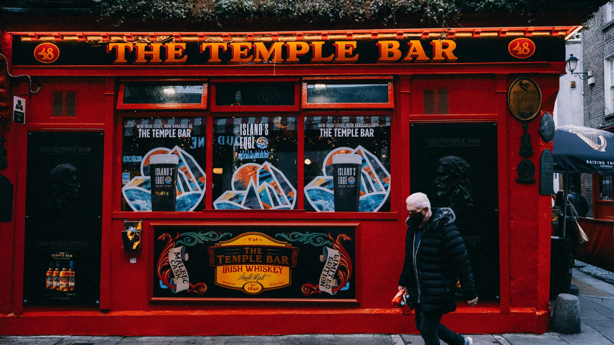 Travel Guide Dublin Temple Bar District nightlife
